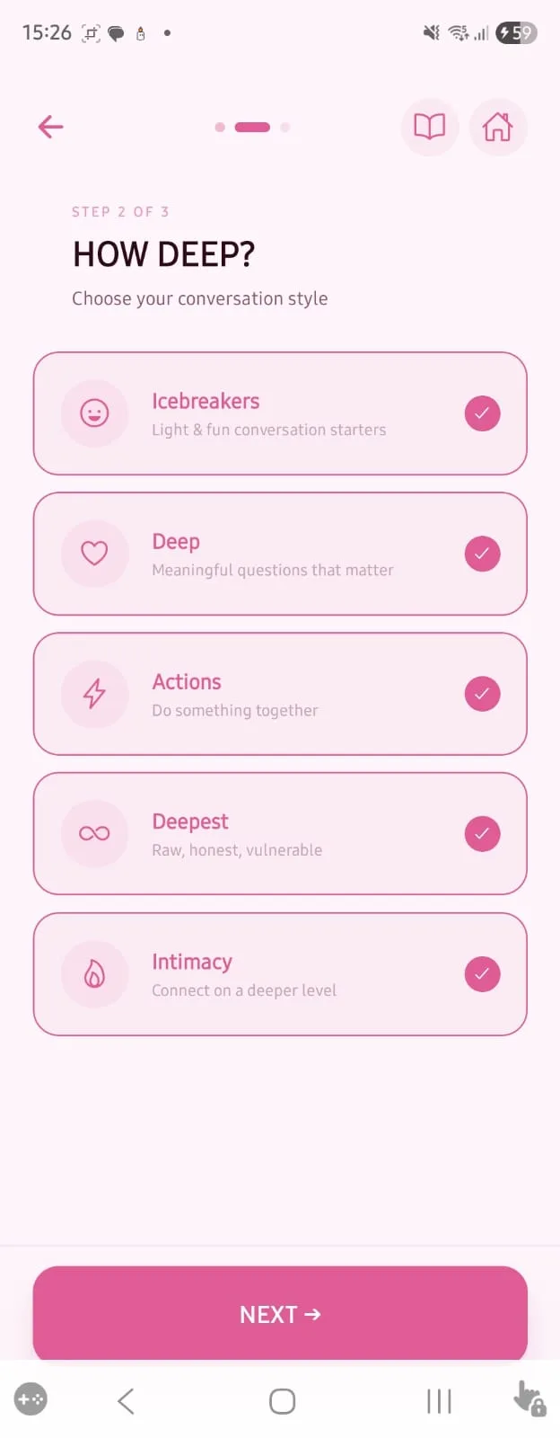 Quest depth setting in Gameyard