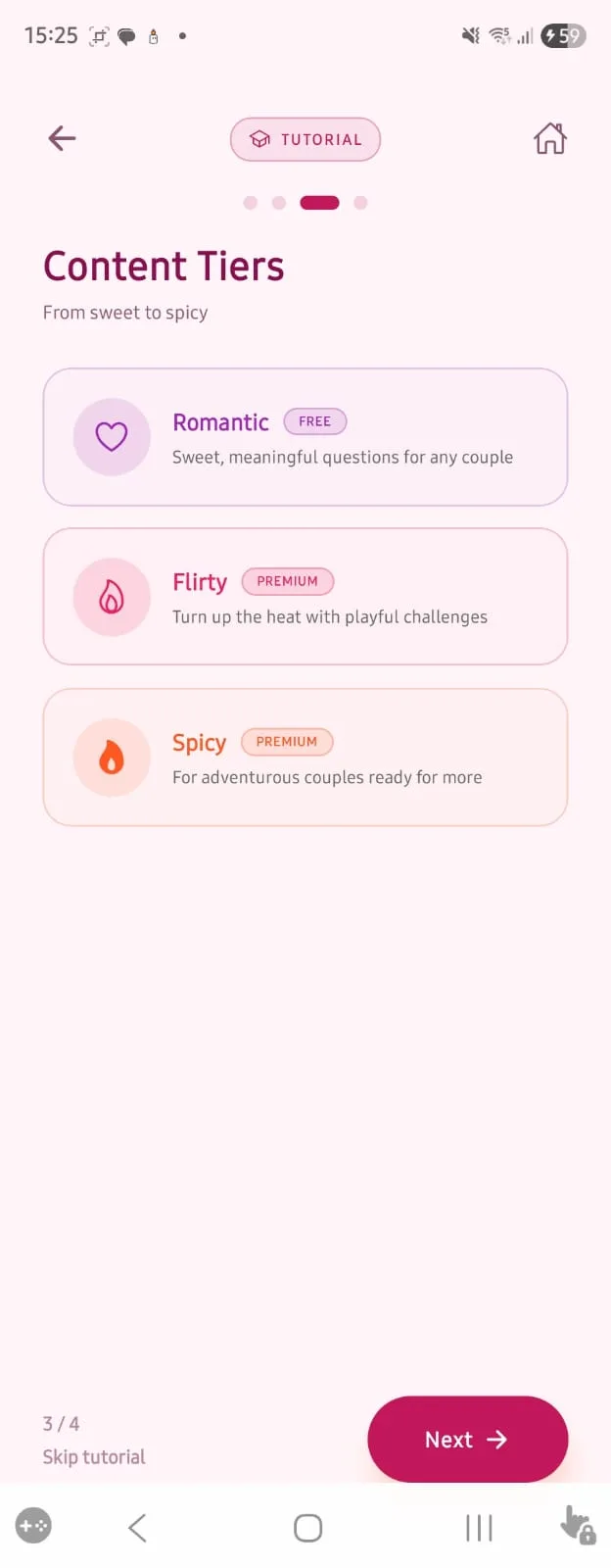 Spark level select screen in Gameyard